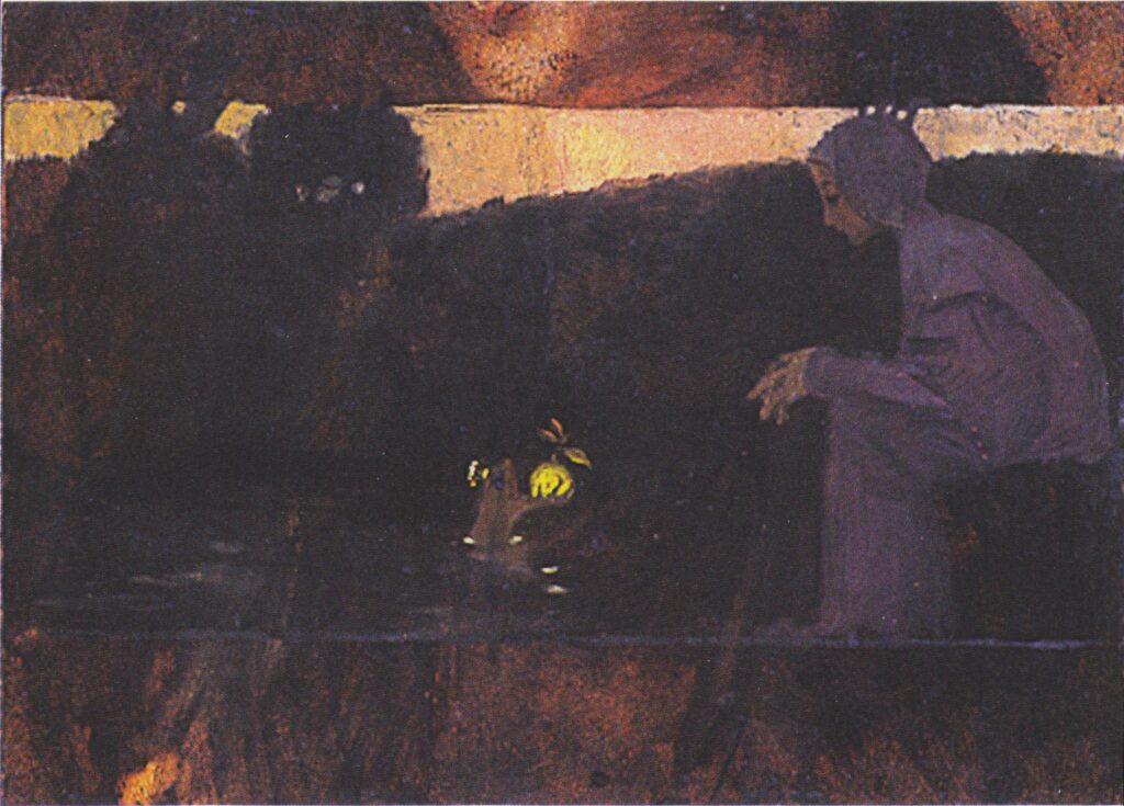 The Frog King (1895) - Koloman Moser Tablo