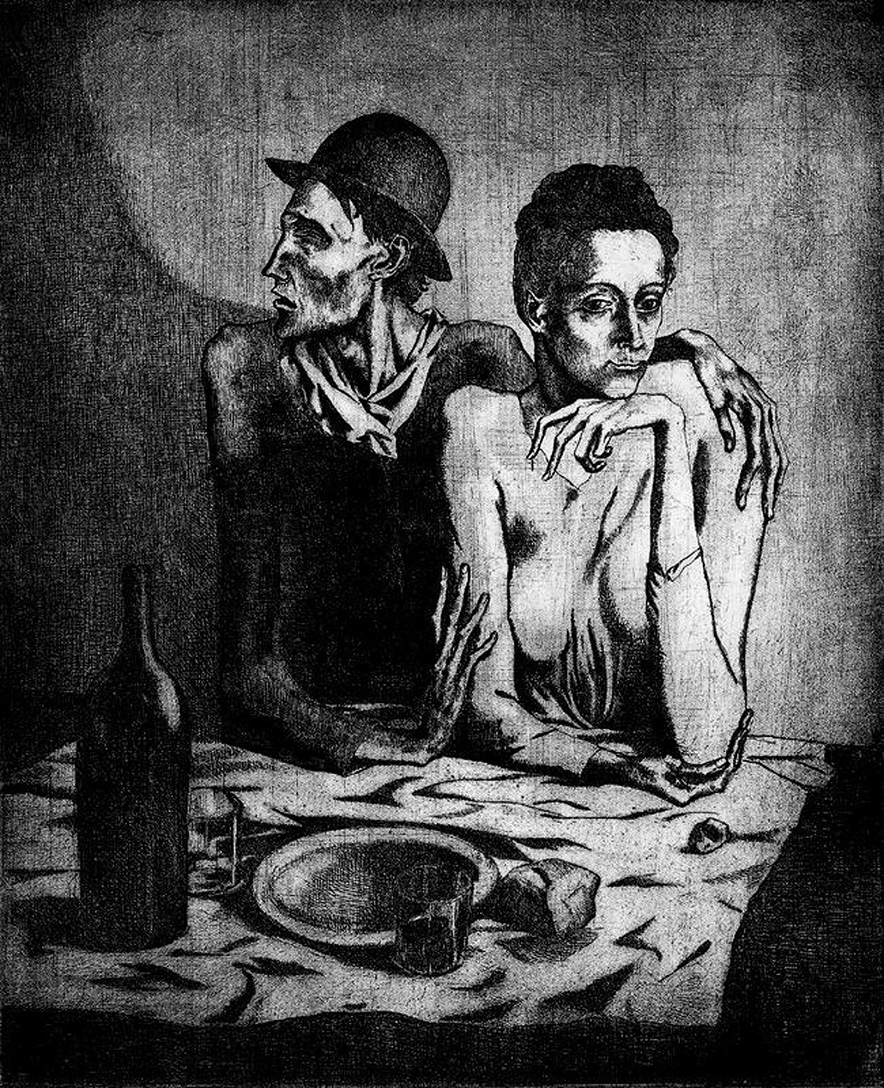 The Frugal Repast (1904) - Pablo Picasso Tablo
