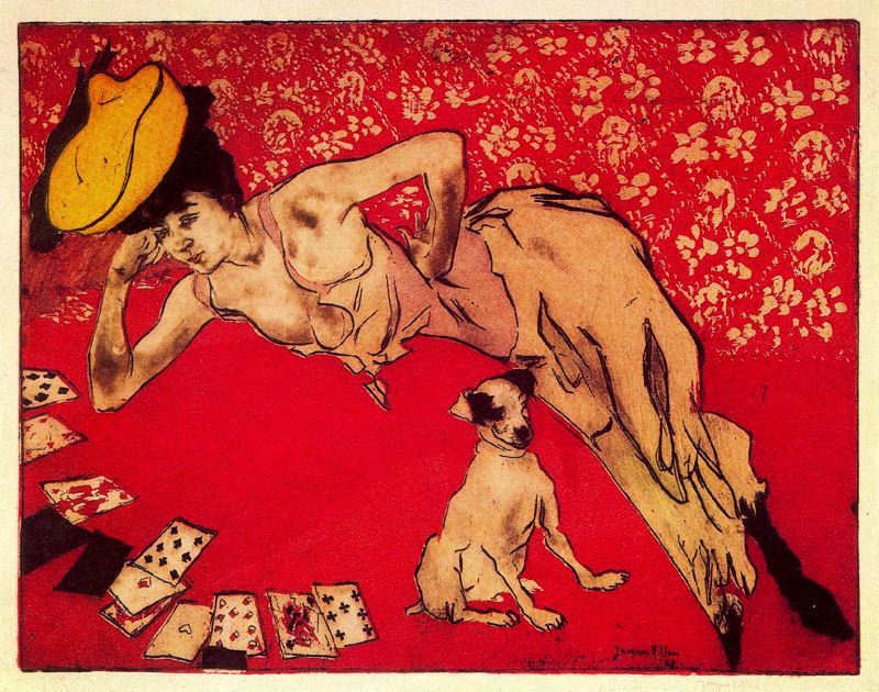 The Game of Solitaire (1904) - Jacques Villon Tablo