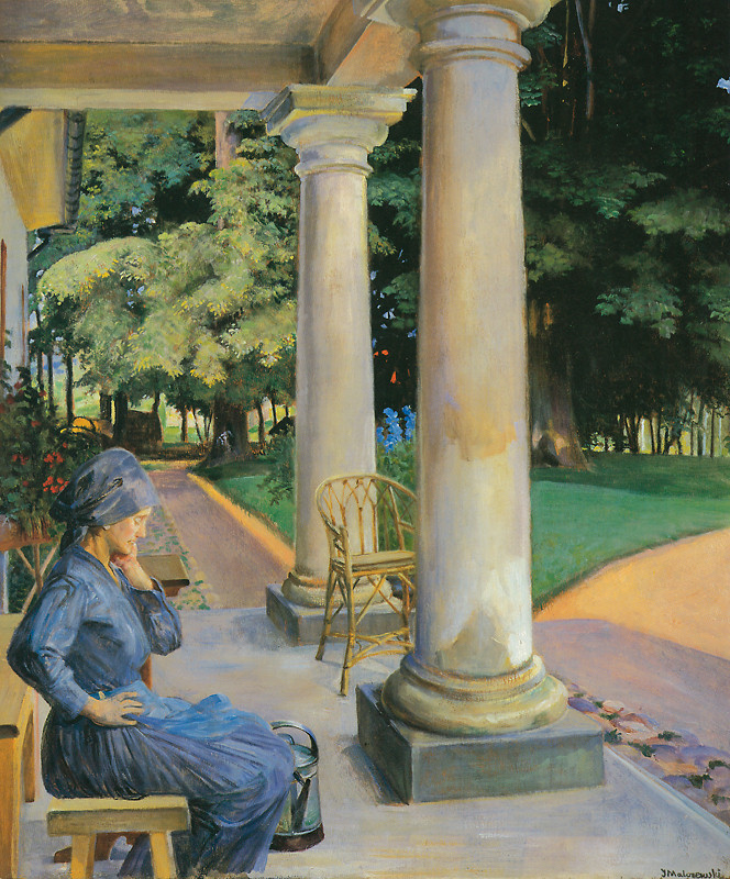 The Gardener - Jacek Malczewski Tablo