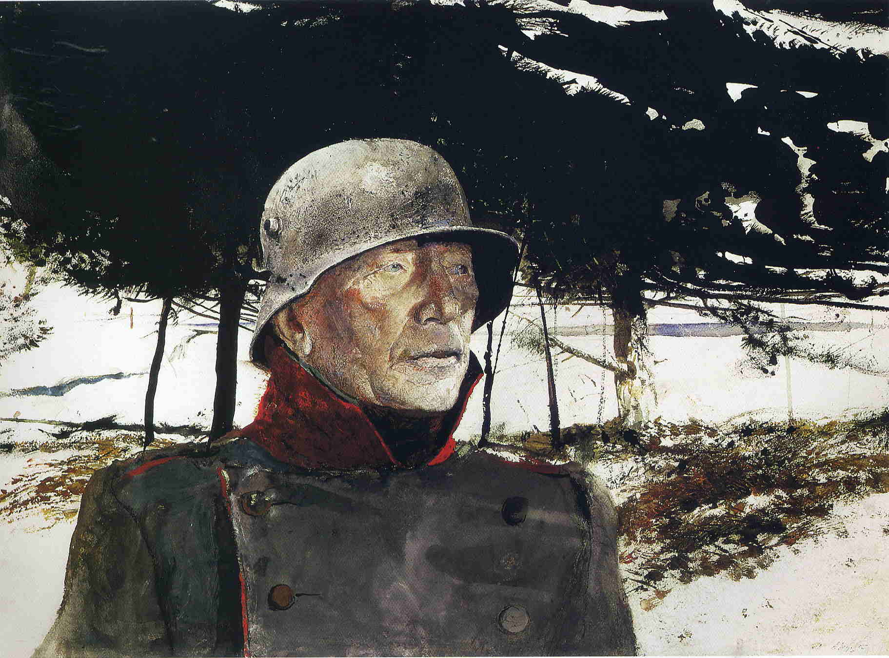 The German - Andrew Wyeth Tablo