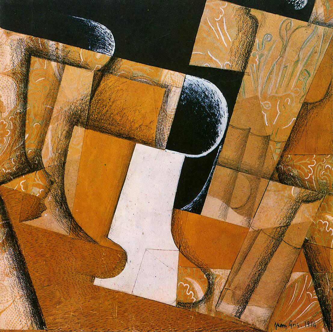 The Glass ( The Fruit Bowl) (1914) - Juan Gris Tablo
