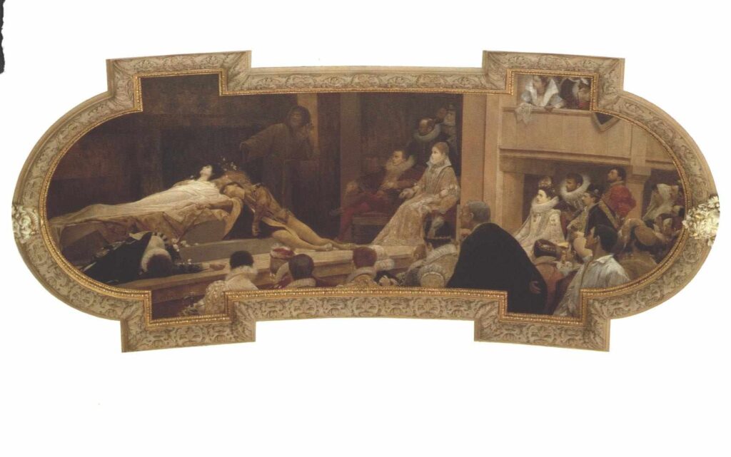 The Globe Theatre in London (1888) – Gustav Klimt Tablo