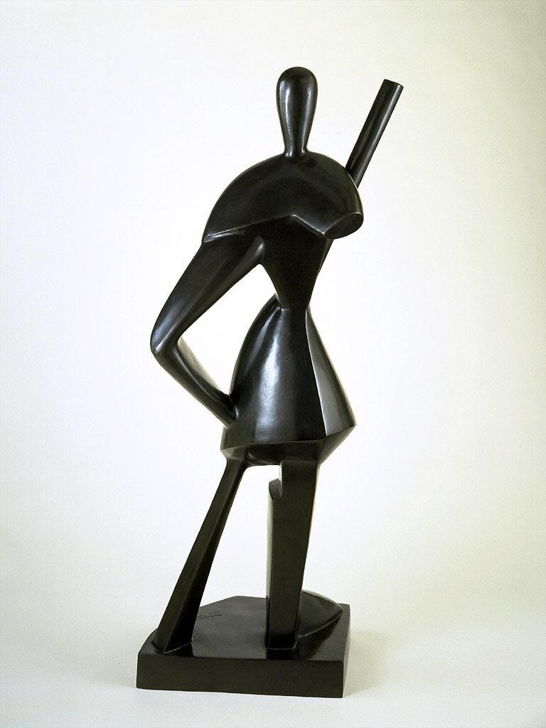 The Gondolier (1914) - Olexandr Archipenko Tablo