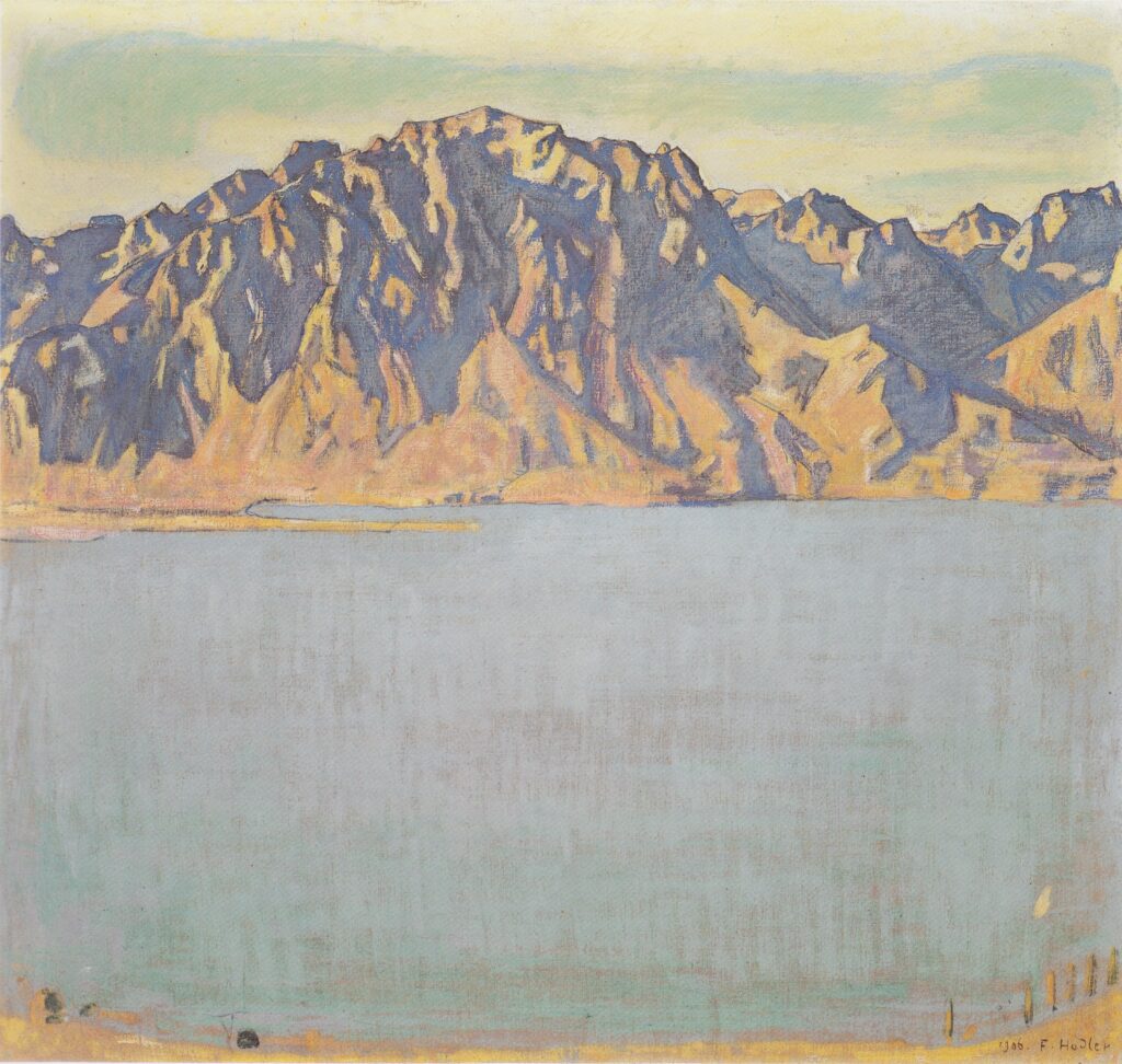 The Grammont (1906) - Ferdinand Hodler Tablo