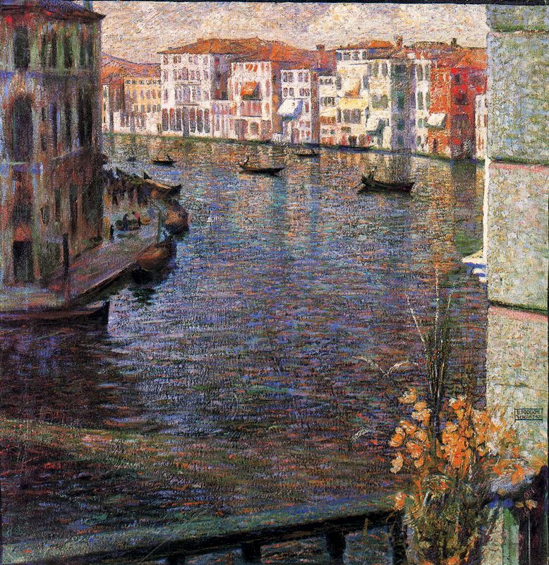The Grand Canal in Venice (1907) – Umberto Boccioni Tablo