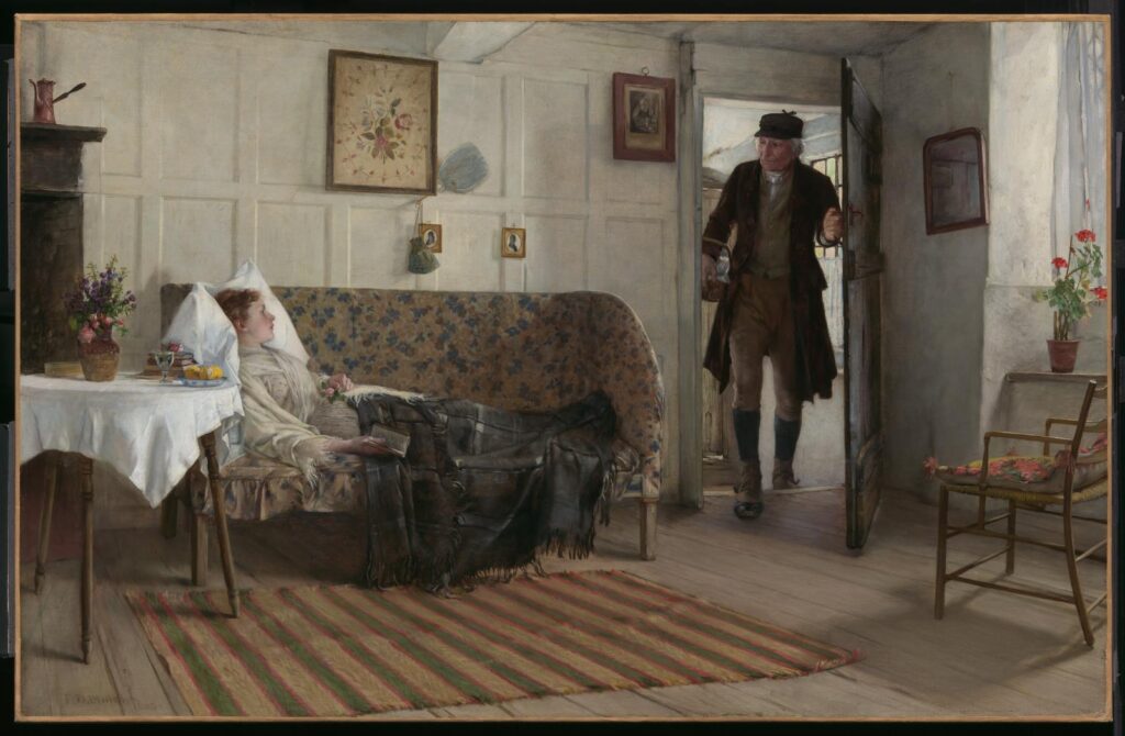 The Granddaughter (1885) - Francis Davis Millet Tablo
