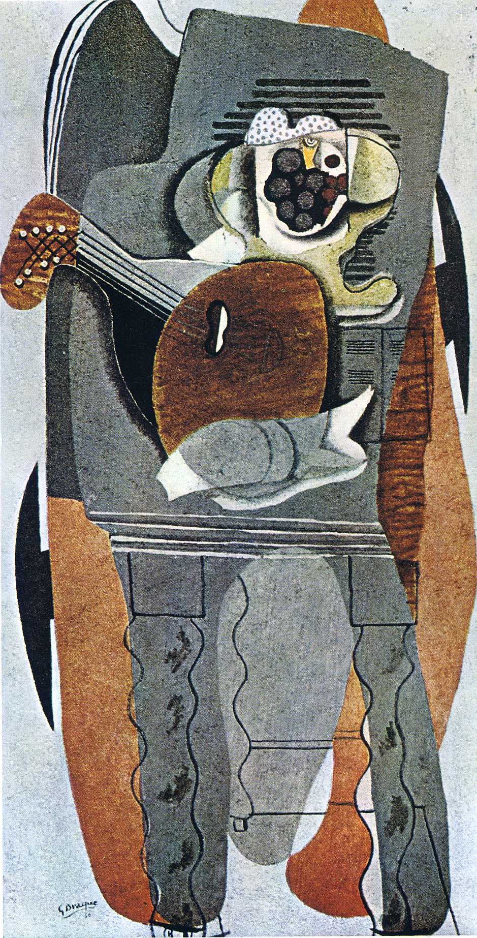 The Gray Table (1930) - Georges Braque Tablo
