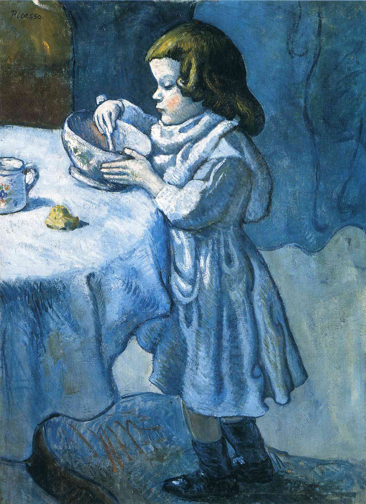 The Greedy (1901) - Pablo Picasso Tablo