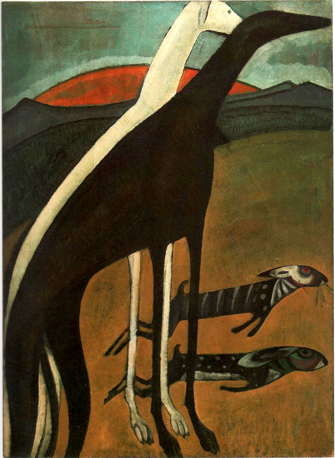 The Greyhounds (1911) - Amadeo de Souza-Cardoso Tablo