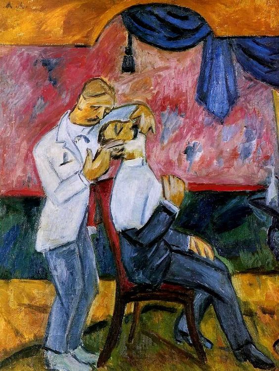 The Hairdresser - Mikhail Larionov Tablo