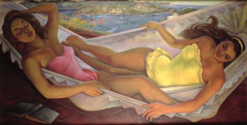 The Hammock (1956) – Diego Rivera Tablo