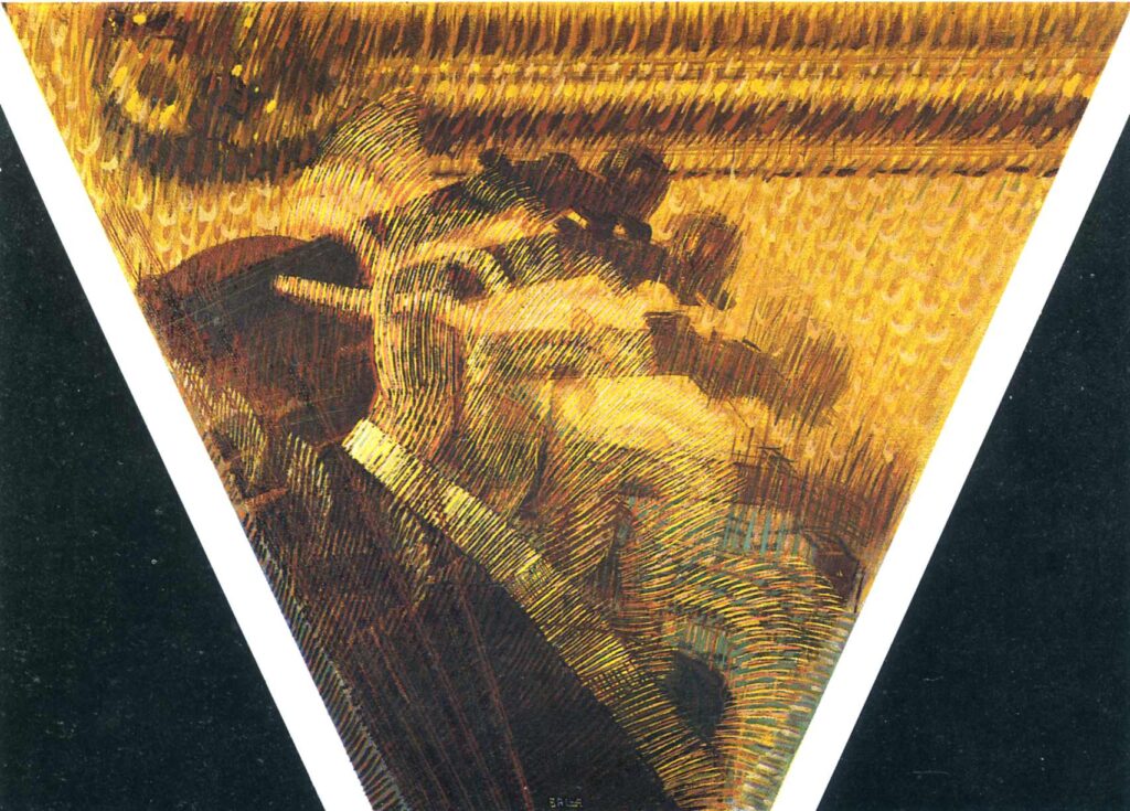 The Hand of the Violinist (1912) – Giacomo Balla Tablo