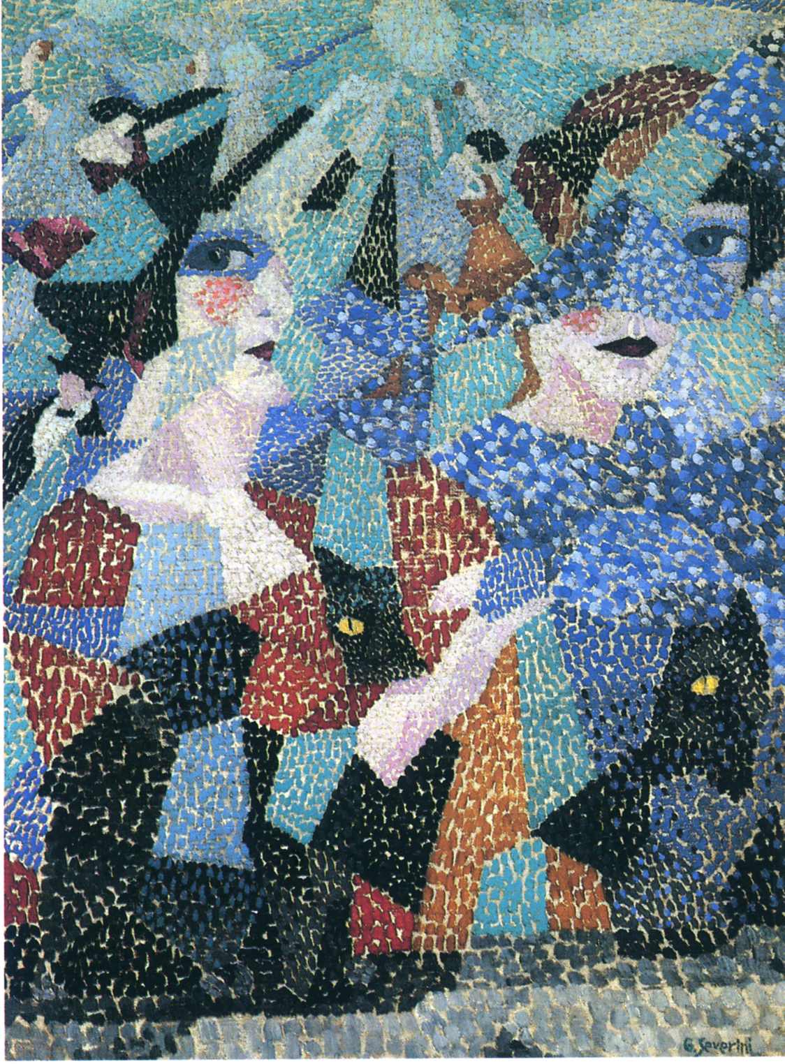 The Haunting Dancer (1911) - Gino Severini Tablo