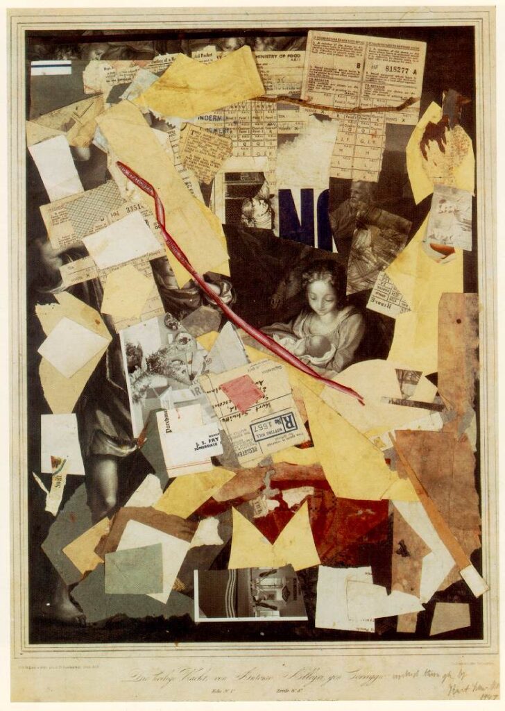 The Holy Night by Antoni Allegri, known as Correggio... (1947) - Kurt Schwitters Tablo