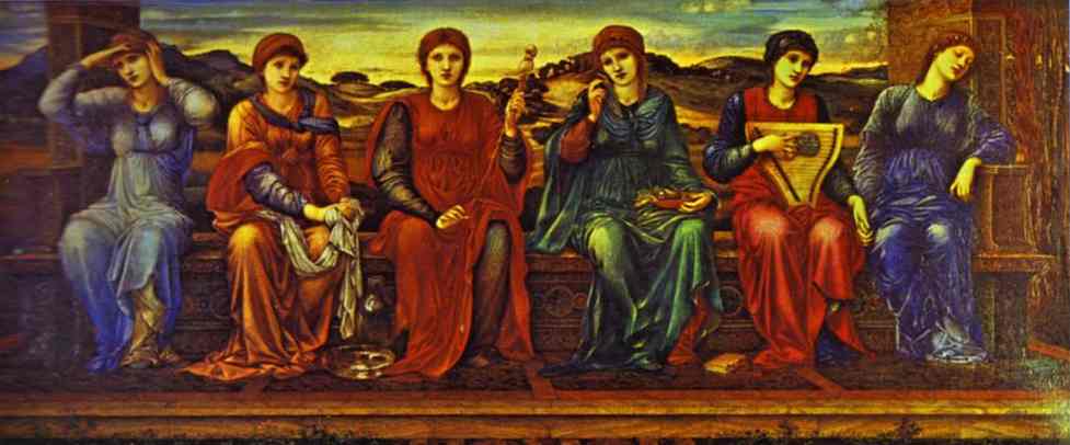 The Hours (1882) – Edward Burne-Jones Tablo