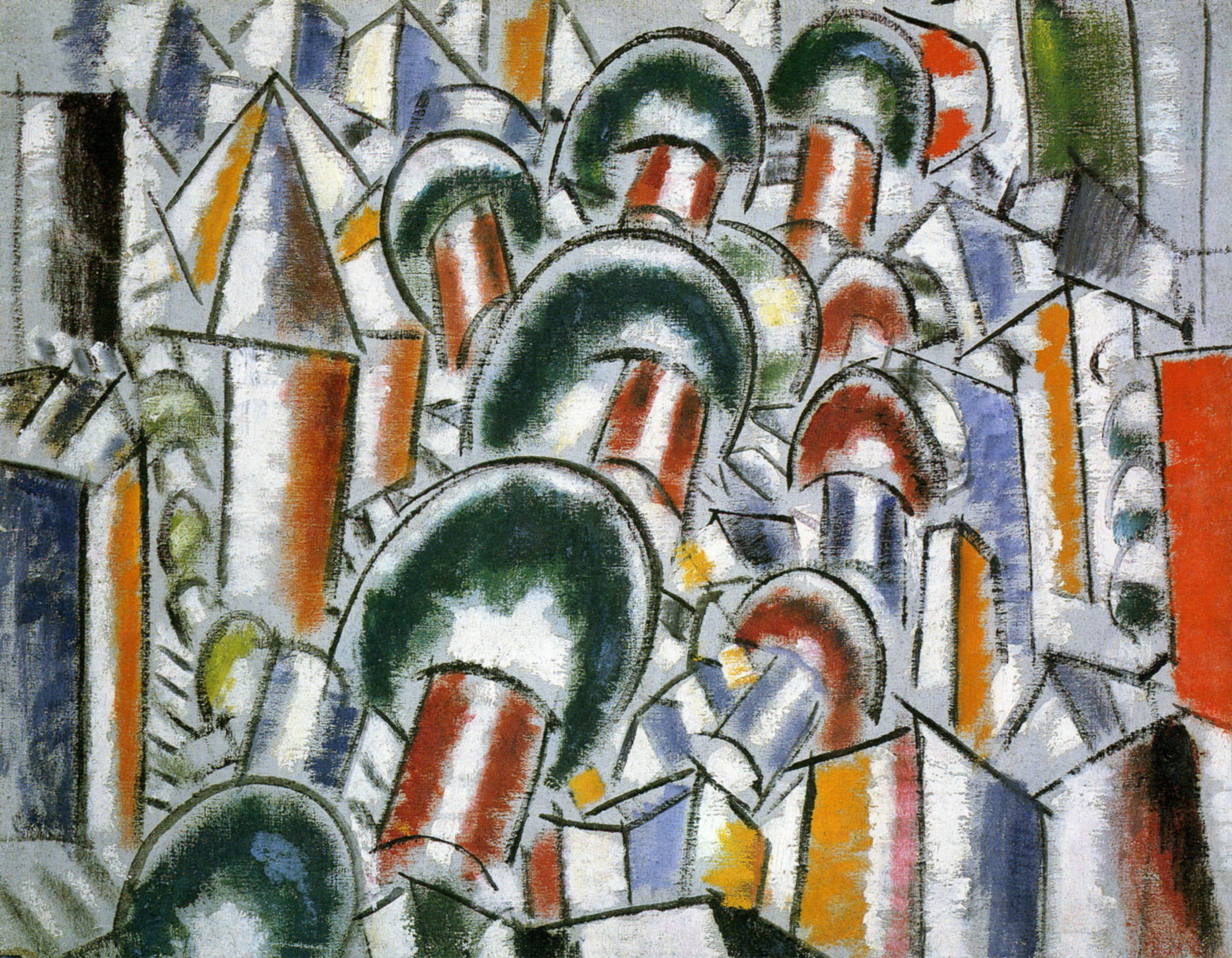 The House in the trees (1913) - Fernand Léger Tablo