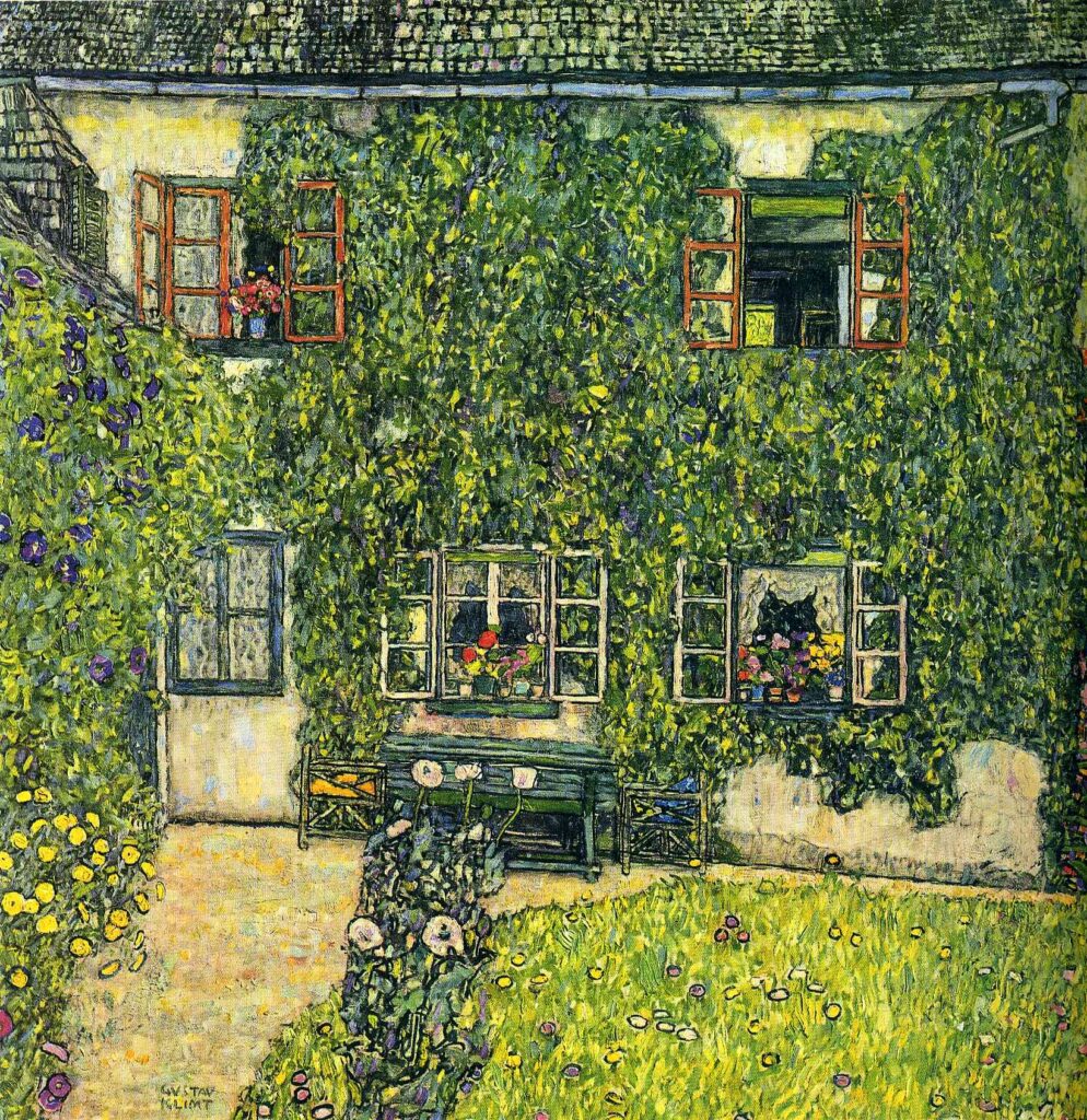 The House of Guardaboschi (1912) - Gustav Klimt Tablo