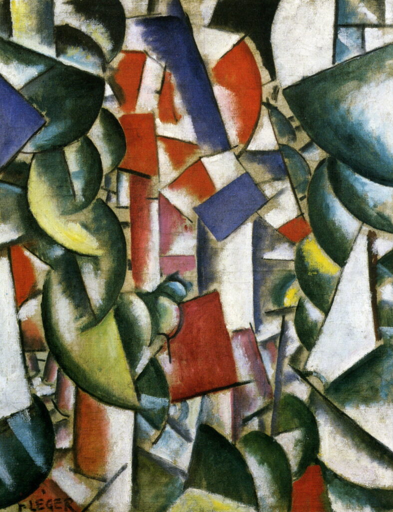 The House under the trees (1913) - Fernand Léger Tablo