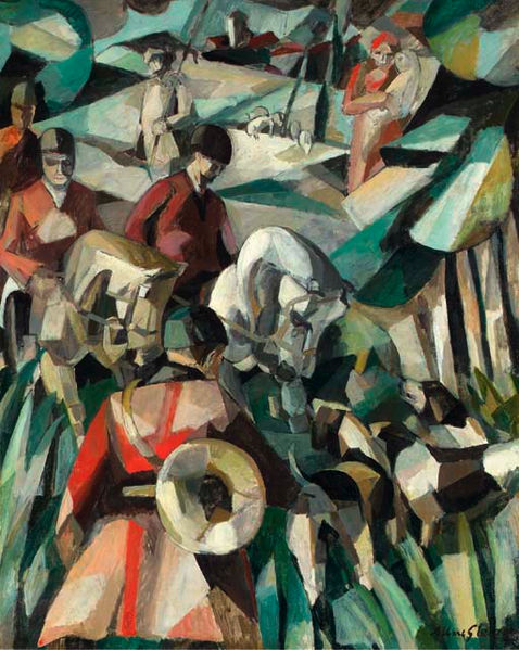 The Hunt (1911) - Albert Gleizes Tablo