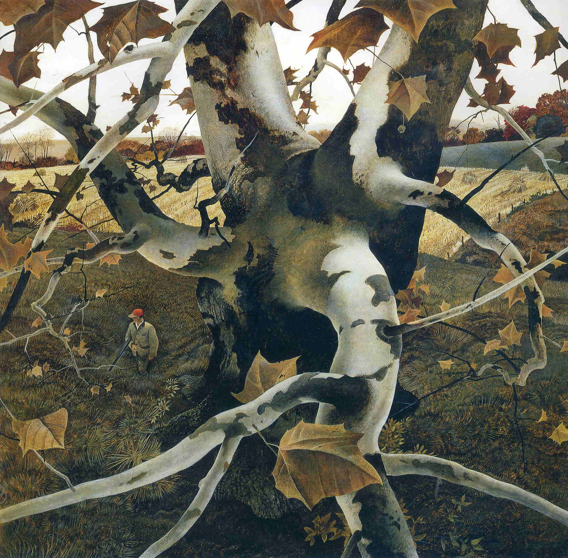 The Hunter - Andrew Wyeth Tablo