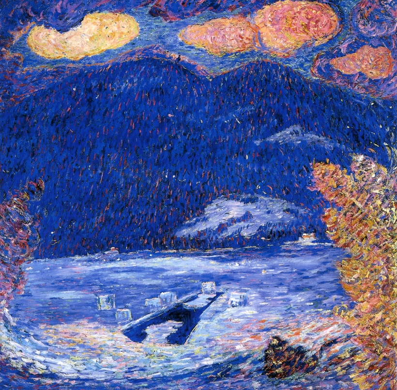 The Ice Hole (1908) - Marsden Hartley Tablo