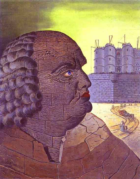 The Imaginary Portrait of the Marquis de Sade – Man Ray Tablo