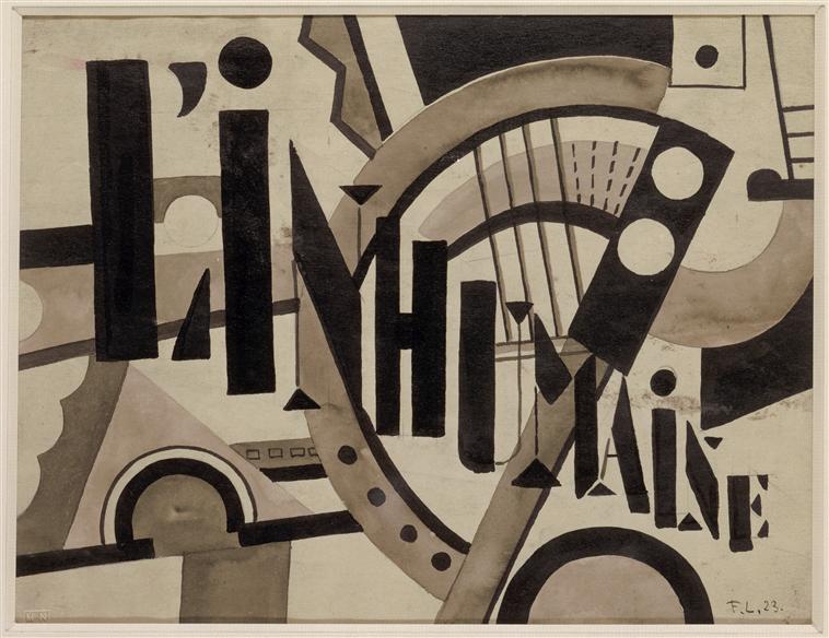 The Inhuman (1923) - Fernand Léger Tablo