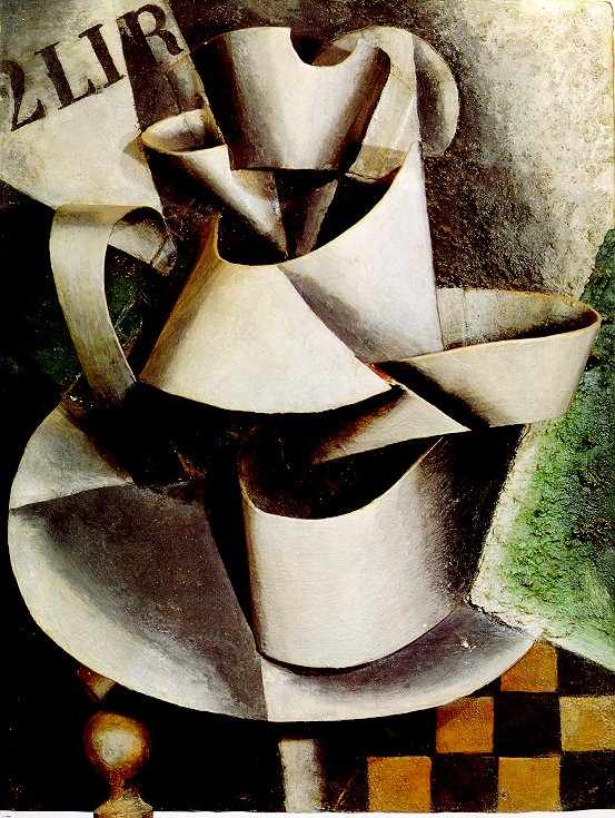 The Jug on the Table (1915) - Lyubov Popova Tablo