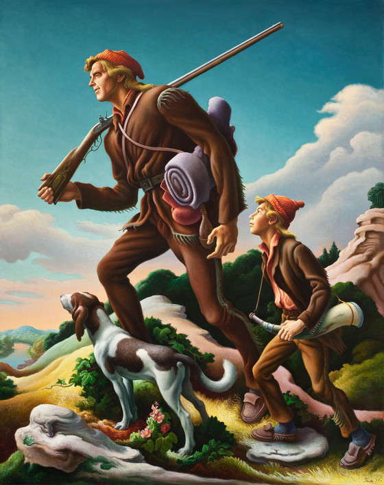 The Kentuckian (1954) - Thomas Hart Benton Tablo