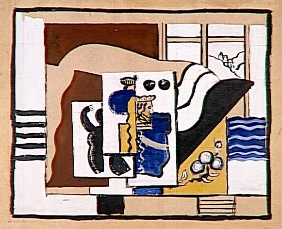 The King of cards (1927) - Fernand Léger Tablo