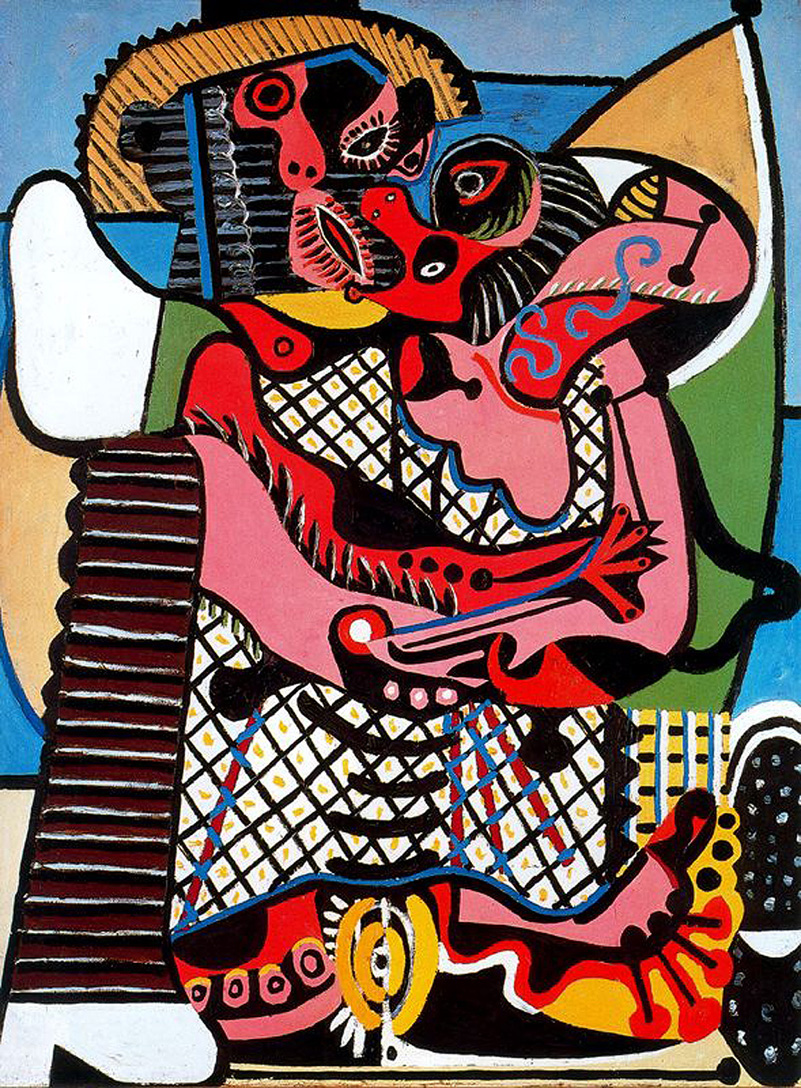 The Kiss (1925) - Pablo Picasso Tablo