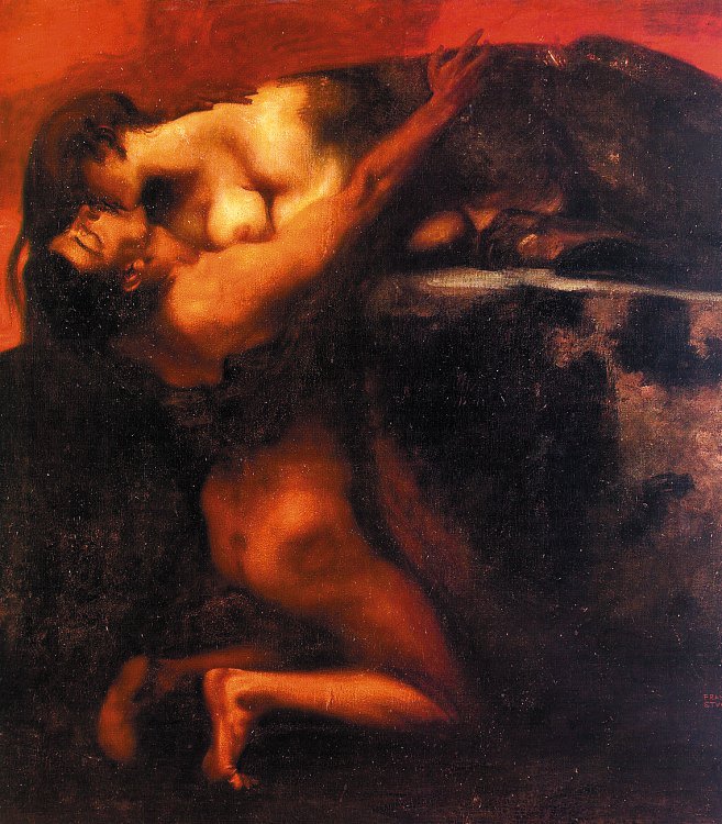 The Kiss of the Sphinx (1895) – Franz Stuck Tablo