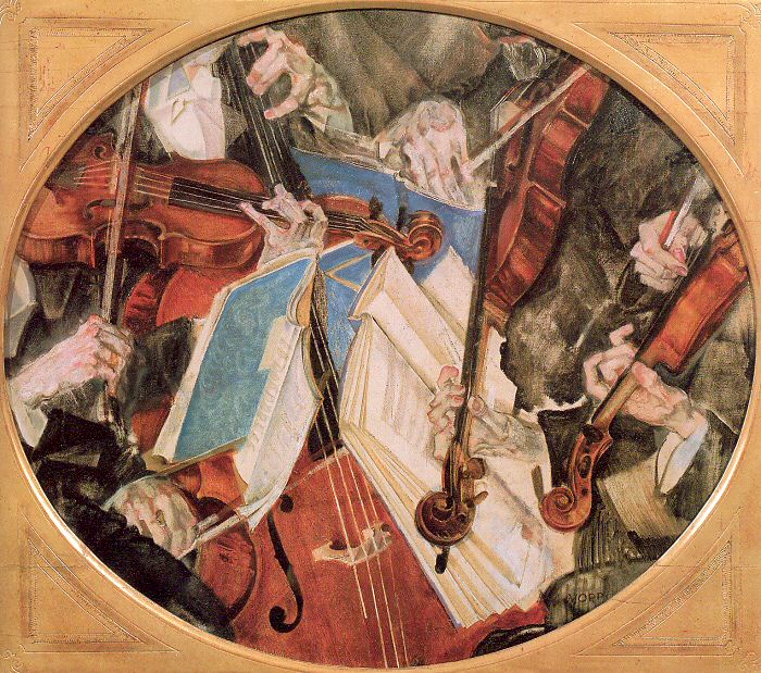 The Klinger Quartet (1916) – Max Oppenheimer Tablo