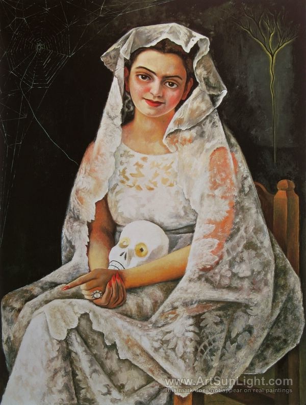 The Lady in White (1939) – Diego Rivera Tablo