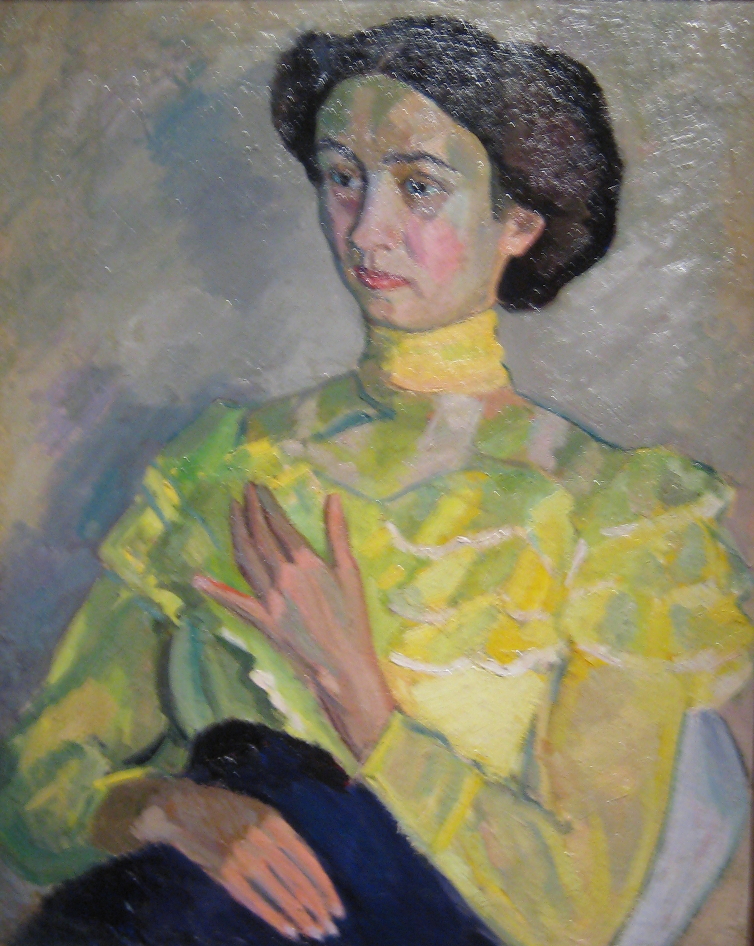 The Lady in the Yellow Blouse (1910) – Robert Falk Tablo