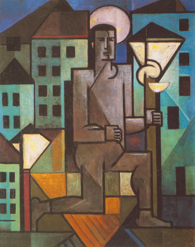 The Lamp Lighter (1921) – Sándor Bortnyik Tablo