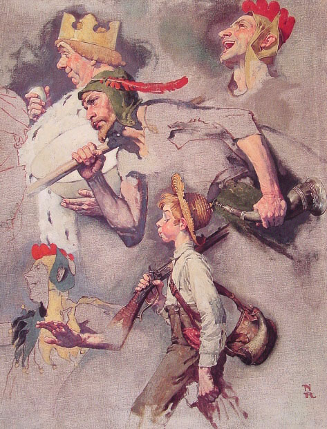 The Land of Enchantment (1934) - Norman Rockwell Tablo