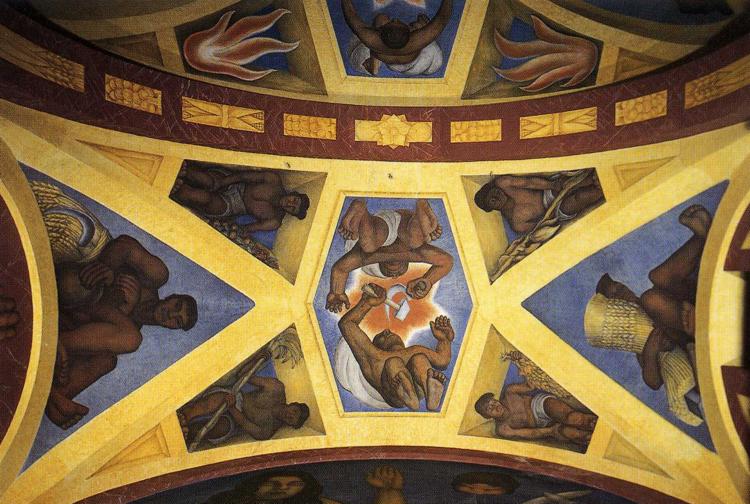 The Land’s Bounty Rightfully Possessed (1926) – Diego Rivera Tablo