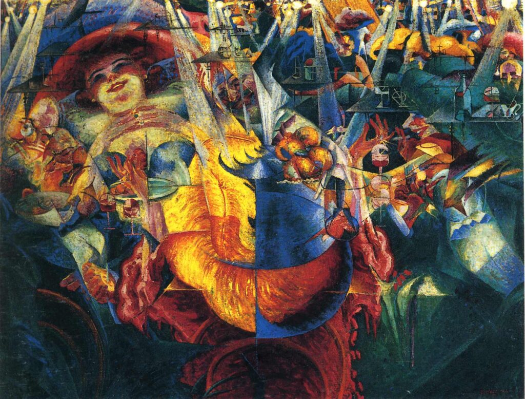 The Laugh (1911) - Umberto Boccioni Tablo