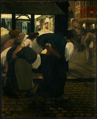 The Laundresses (1899) – Théophile Steinlen Tablo