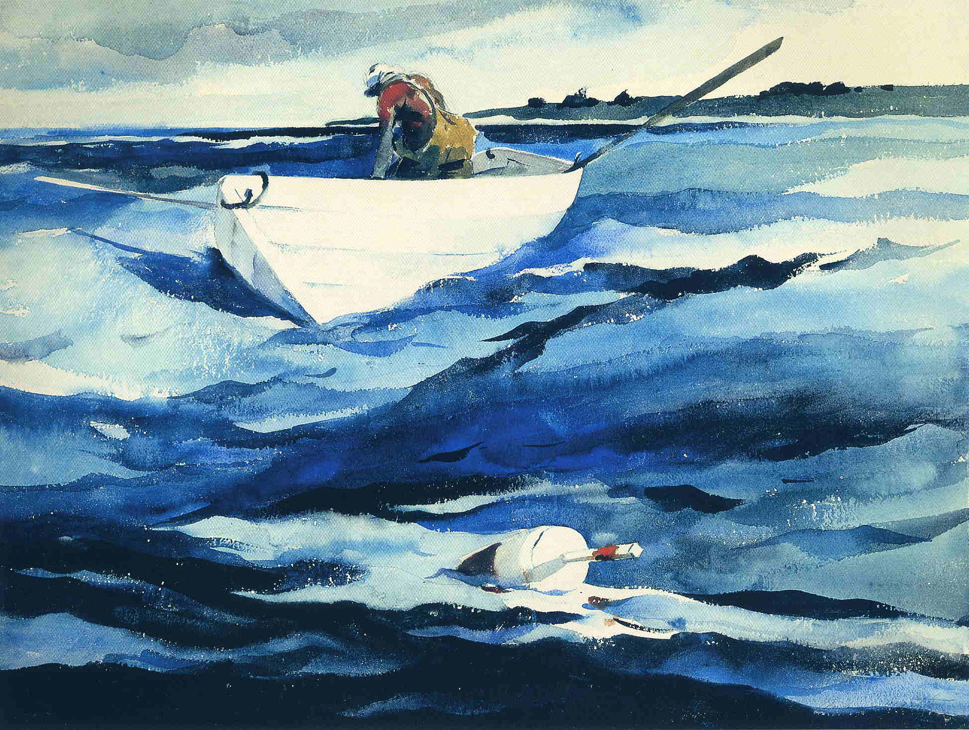 The Lobsterman - Andrew Wyeth Tablo