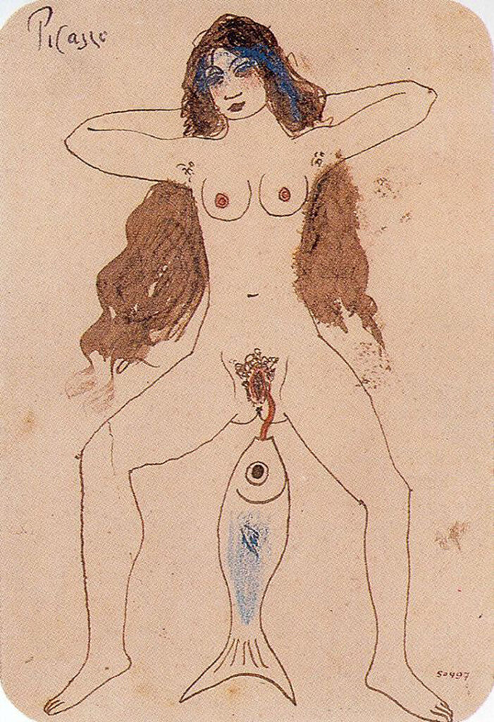 The Mackerel (1903) - Pablo Picasso Tablo