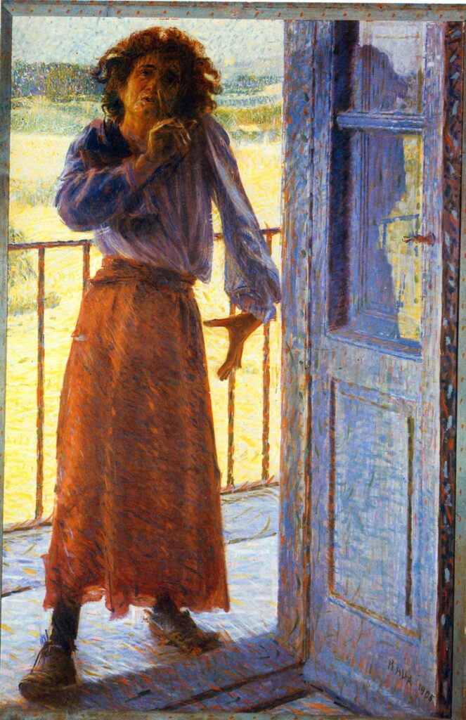 The Madwoman (1905) - Giacomo Balla Tablo
