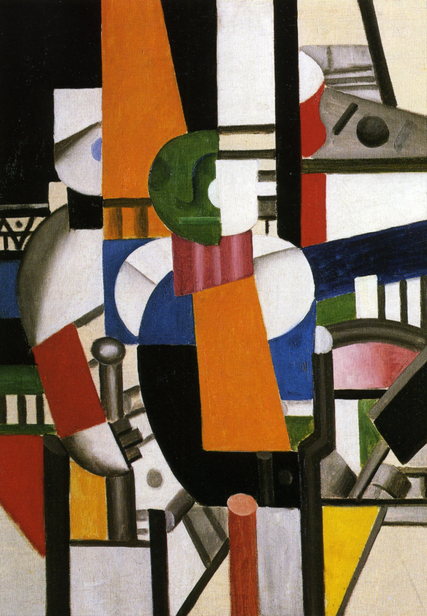 The Man with the cane (1920) - Fernand Léger Tablo
