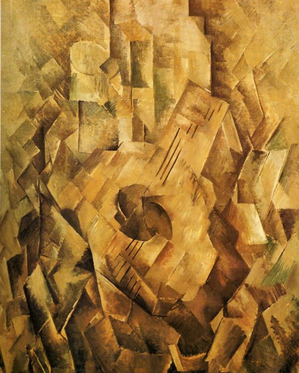 The Mandola (1910) - Georges Braque Tablo