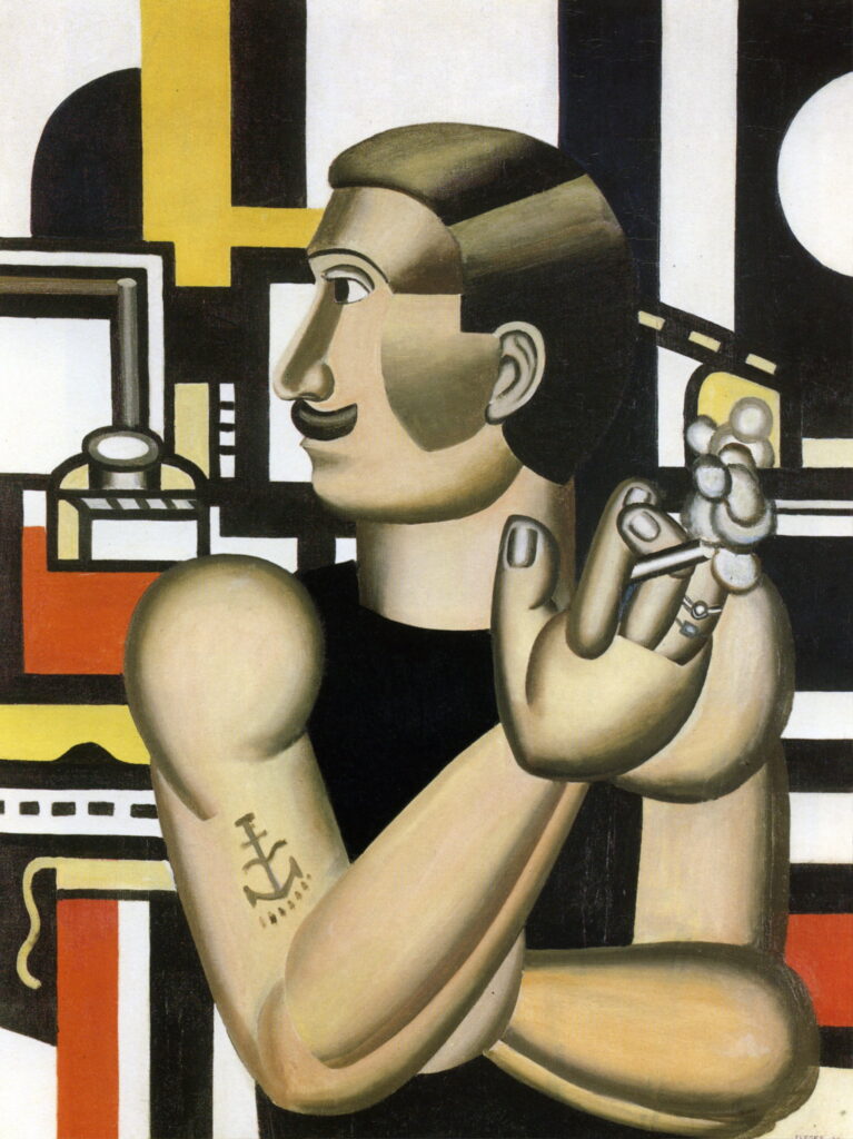 The Mechanic (1920) - Fernand Léger Tablo
