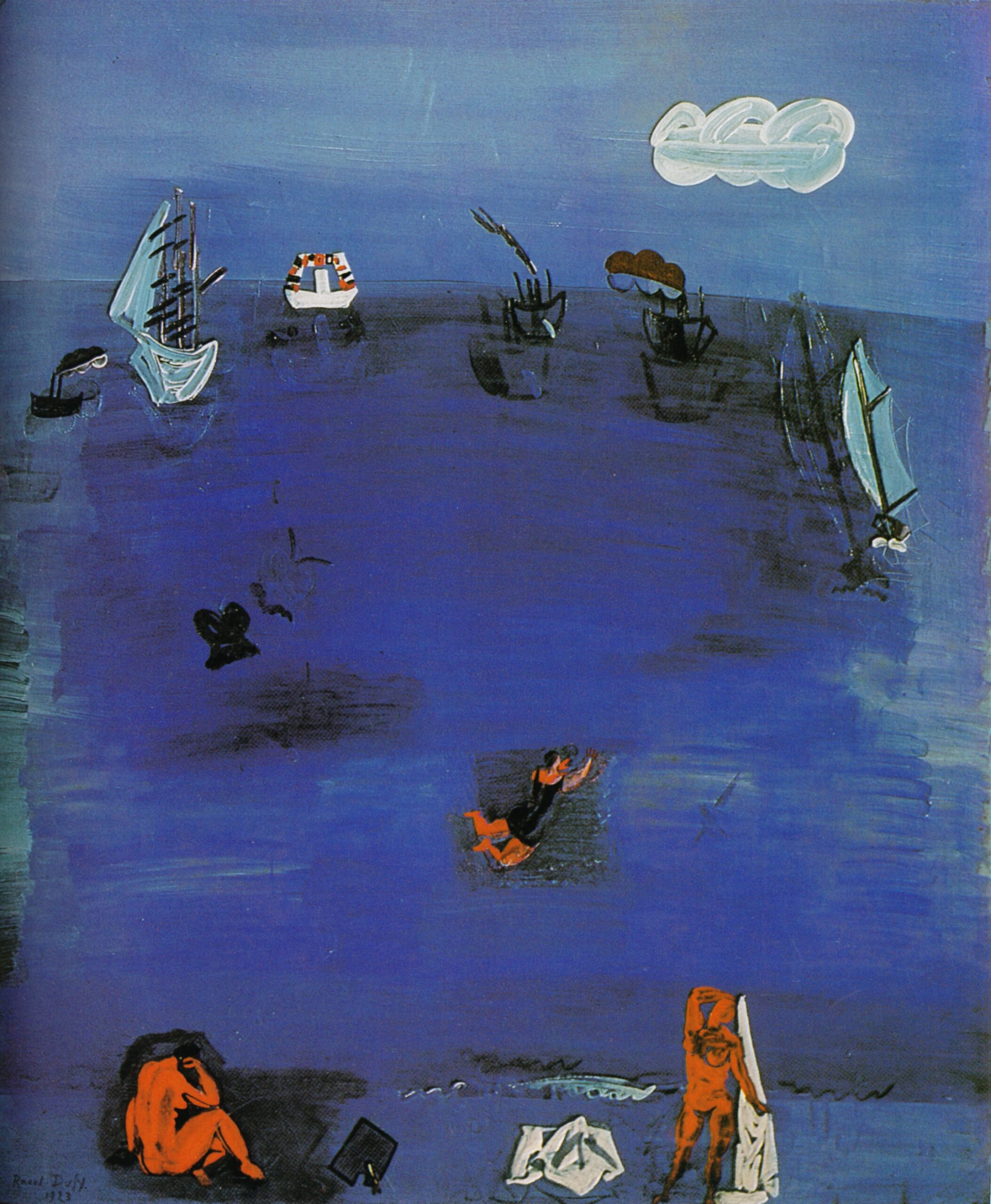 The Mediterranean (1923) - Raoul Dufy Tablo