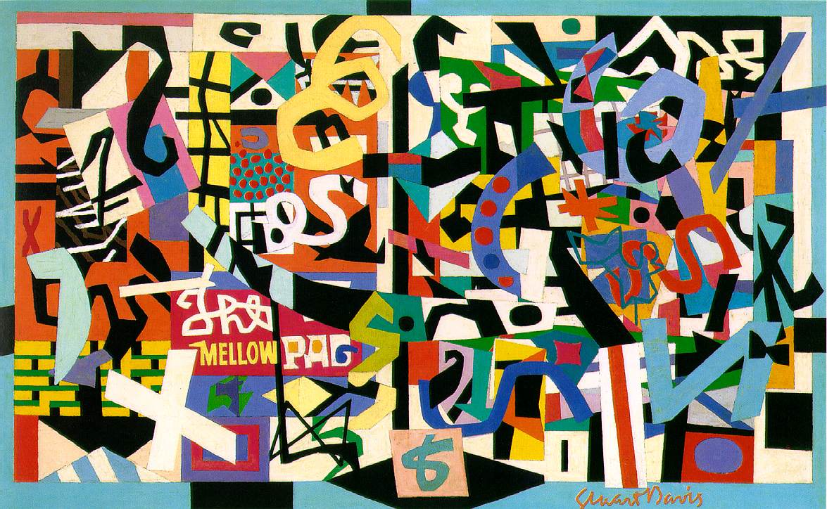 The Mellow Pad (1951) - Stuart Davis Tablo