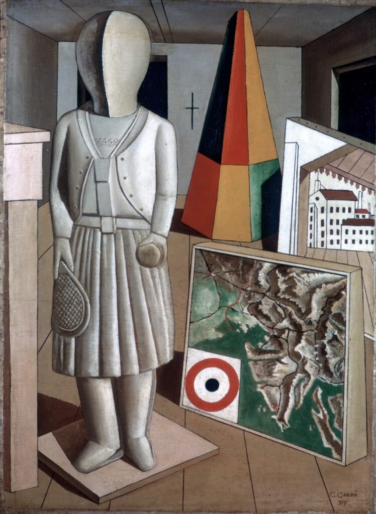 The Metaphysical Muse (1917) - Carlo Carrà Tablo